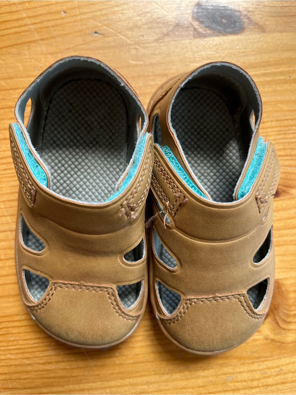 Ten Little Everyday Sandals Shoes Brown 5 - Picture 2 of 4